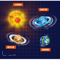 Forange FC1711 Orbital Adventure：Space Roller Coaster Xếp hình lắp ráp ghép mô hình Hành trình quỹ đạo: Tàu lượn giữa các vì sao