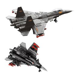 WANGE 4001 JX001 non  MÁY BAY HÀNG KHÔNG F-15 tỷ lệ 1:54 bộ đồ chơi xếp lắp ráp ghép mô hình Military Army THE SHENYANG J15 FLYING SHARK CARRIER-BASED FIGHTER Quân Sự Bộ Đội 281 khối