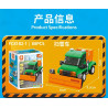 Forange FC8182 Xếp hình lắp ráp ghép mô hình 6 loại xe kéo bảo vệ thành phố