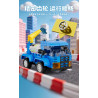 Forange FC8182 Xếp hình lắp ráp ghép mô hình 6 loại xe kéo bảo vệ thành phố