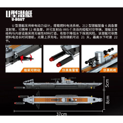 Forange FC4405 Xếp hình lắp ráp ghép mô hình Hành động đại dương 4 kết hợp