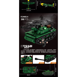 Forange FC4405 Xếp hình lắp ráp ghép mô hình Hành động đại dương 4 kết hợp