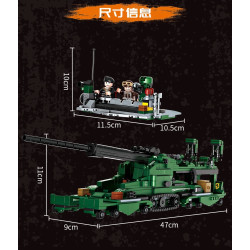Forange FC4405 Xếp hình lắp ráp ghép mô hình Hành động đại dương 4 kết hợp