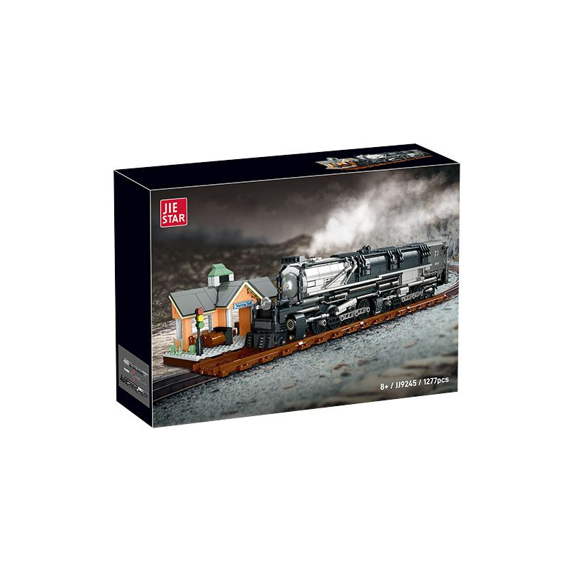 JIESTAR JJ9245 Steam Train Xếp hình lắp ráp ghép mô hình tàu hơi nước
