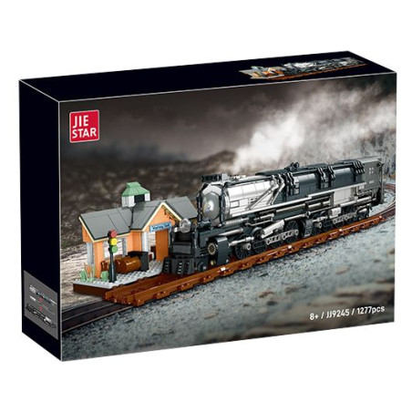 JIESTAR JJ9245 Steam Train Xếp hình lắp ráp ghép mô hình tàu hơi nước