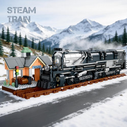 JIESTAR JJ9245 Steam Train Xếp hình lắp ráp ghép mô hình tàu hơi nước
