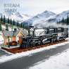 JIESTAR JJ9245 Steam Train Xếp hình lắp ráp ghép mô hình tàu hơi nước