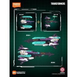 BLOKEES 75679 Xếp hình lắp ráp ghép mô hình Máy biến áp: Hộp mù xe đua Sấm Sét C02 1:64