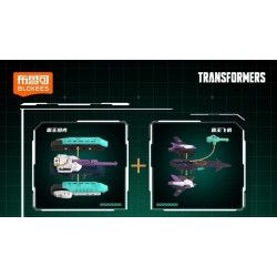 BLOKEES 75679 Xếp hình lắp ráp ghép mô hình Máy biến áp: Hộp mù xe đua Sấm Sét C02 1:64