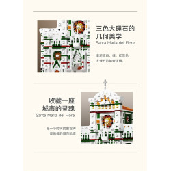 MOYU BLOCK MY92029 Santa Maria del Fiore Xếp hình lắp ráp ghép mô hình Nhà thờ Santa Maria del Fiore