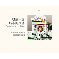 MOYU BLOCK MY92029 Santa Maria del Fiore Xếp hình lắp ráp ghép mô hình Nhà thờ Santa Maria del Fiore