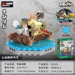 Decool BrickCool 20520 Xếp hình lắp ráp ghép mô hình Anh Hùng Tam Quốc: Mượn mũi tên từ thuyền rơm