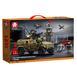 Le Yi 88105 Military Observation Post Xếp hình lắp ráp ghép mô hình trạm quan sát quân sự