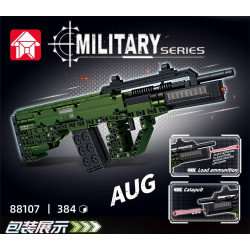Le Yi 88107 AUG Assault Rifle Xếp hình lắp ráp ghép mô hình súng trường tấn công AUG