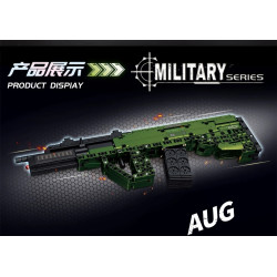 Le Yi 88107 AUG Assault Rifle Xếp hình lắp ráp ghép mô hình súng trường tấn công AUG