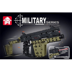 Le Yi 88108 KRISS Vector Submachine Gun Xếp hình lắp ráp ghép mô hình Súng tiểu liên Victor VECTOR