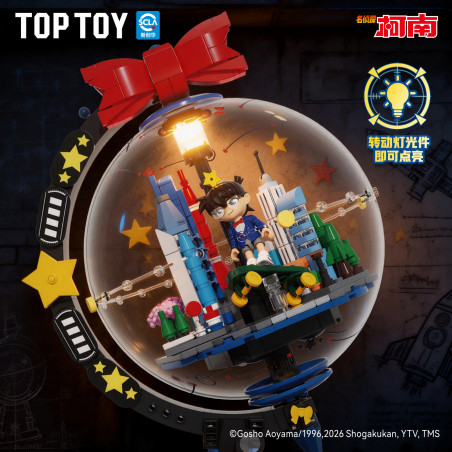 TOP TOY TC5701 Xếp hình lắp ráp ghép mô hình Thám Tử Lừng Danh Conan: Edogawa Conan Star Tours Globe