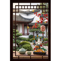 ×G.S CD26001 Xếp hình lắp ráp ghép mô hình Thụy Hà Lăng Vân