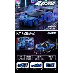 KUYU MOXING KY7283-2 Xếp hình lắp ráp ghép mô hình Xe thể thao KY7283-2