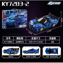 KUYU MOXING KY7283-2 Xếp hình lắp ráp ghép mô hình Xe thể thao KY7283-2
