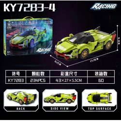 KUYU MOXING KY7283-4 Xếp hình lắp ráp ghép mô hình Xe thể thao KY7283-4