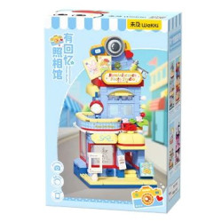 Wekki 516622 Xếp hình lắp ráp ghép mô hình Có công viên sáng tạo: có studio chụp ảnh kỷ niệm