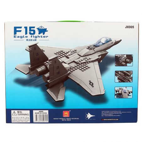 WANGE JX005 4004 4223 non  MÁY BAY CHIẾN ĐẤU CHIM ƯNG tỷ lệ 1:48 bộ đồ chơi xếp lắp ráp ghép mô hình Military Army F15 EAGLE FIGHTER F-15 Quân Sự Bộ Đội 586 khối