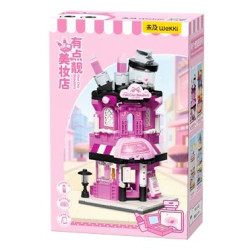 Wekki 516623 Xếp hình lắp ráp ghép mô hình Có một công viên sáng tạo: một cửa hàng làm đẹp xinh đẹp