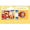 Wekki 516624 Xếp hình lắp ráp ghép mô hình Có công viên sáng tạo: có cửa hàng thú cưng dễ thương