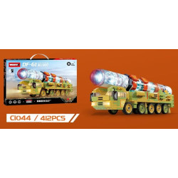 WOMA C1044 Xếp hình lắp ráp ghép mô hình Lưỡi kiếm của đất nước: Tên lửa liên lục địa phóng từ mặt đất DF-61