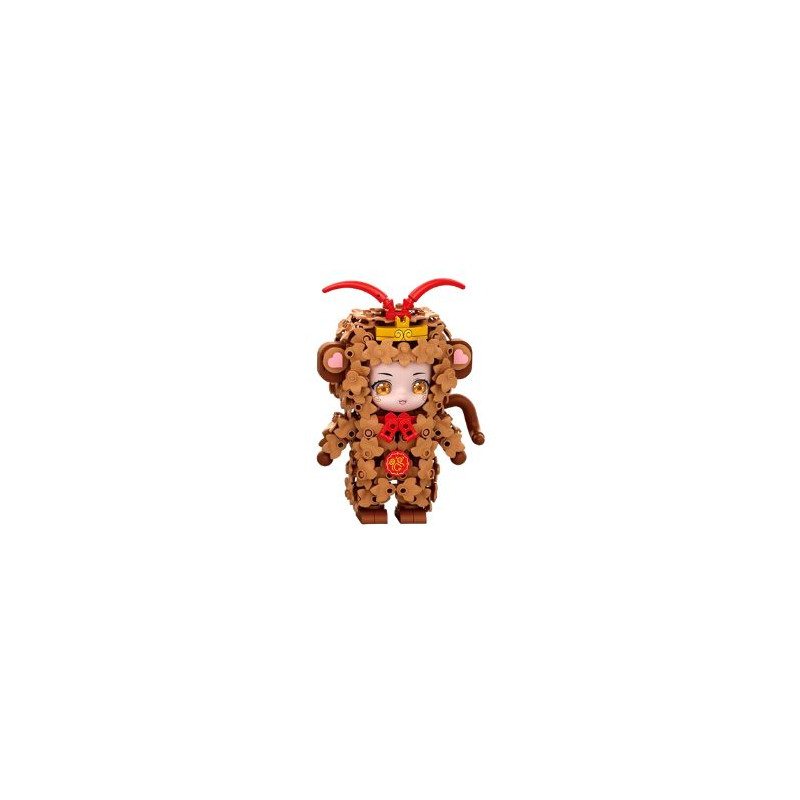 toy generation 36313 Xếp hình lắp ráp ghép mô hình Cung hoàng đạo Trung Quốc: con khỉ