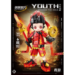 toy generation 8880 Xếp hình lắp ráp ghép mô hình Những anh hùng trẻ tuổi: Nezha Tây Du