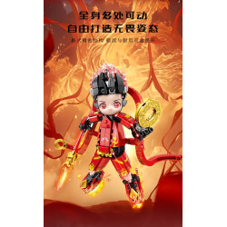 toy generation 8880 Xếp hình lắp ráp ghép mô hình Những anh hùng trẻ tuổi: Nezha Tây Du