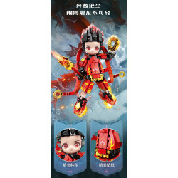 toy generation 8880 Xếp hình lắp ráp ghép mô hình Những anh hùng trẻ tuổi: Nezha Tây Du