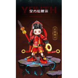 toy generation 8880 Xếp hình lắp ráp ghép mô hình Những anh hùng trẻ tuổi: Nezha Tây Du