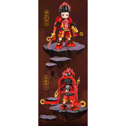 toy generation 8880 Xếp hình lắp ráp ghép mô hình Những anh hùng trẻ tuổi: Nezha Tây Du