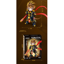 toy generation 8881 Xếp hình lắp ráp ghép mô hình Những anh hùng trẻ tuổi: Ngộ Không Tây Du