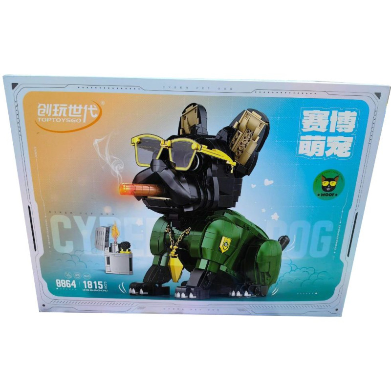 toy generation 8864 Woof Xếp hình lắp ráp ghép mô hình chú chó dễ thương trên mạng