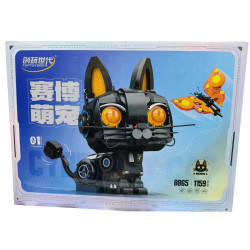 toy generation 8865 Meow Xếp hình lắp ráp ghép mô hình mèo dễ thương trên mạng