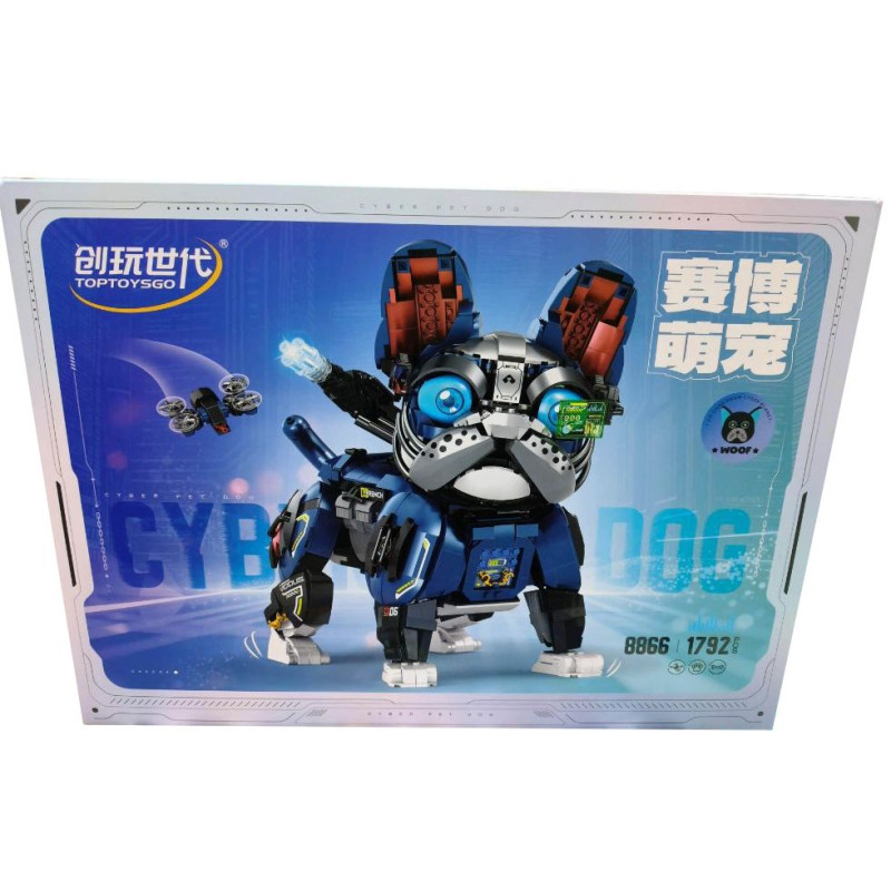 toy generation 8866 Woof Xếp hình lắp ráp ghép mô hình chú chó dễ thương trên mạng