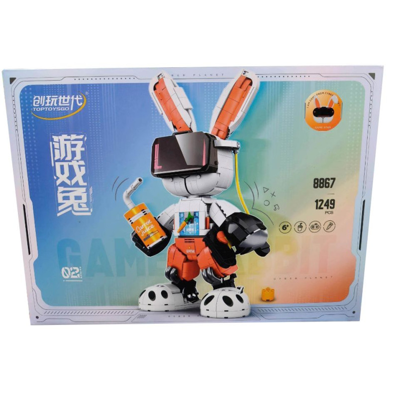 toy generation 8867 Xếp hình lắp ráp ghép mô hình trò chơi thỏ