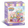 toy generation 36075 Vigor Shop Xếp hình lắp ráp ghép mô hình Quán trà sữa Yuanqi