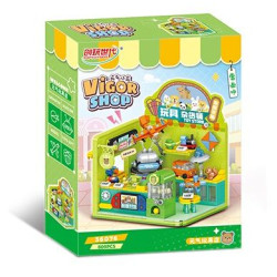 toy generation 36076 Vigor Shop Xếp hình lắp ráp ghép mô hình Cửa hàng đồ chơi Yuanqi