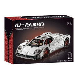 Lingrui Model Jimu Liangpin 10549 Xếp hình lắp ráp ghép mô hình Siêu xe Pagani Utopia 1:8