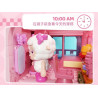 Wekki 518207 Xếp hình lắp ráp ghép mô hình Con dê dễ chịu và con sói to lớn: Lều dê xinh đẹp