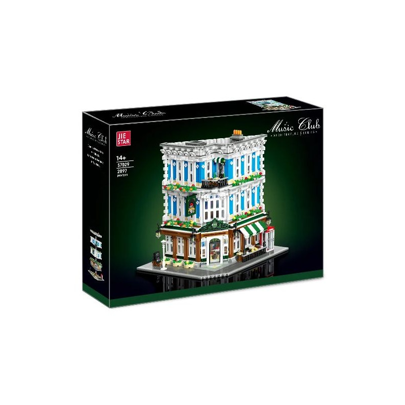 JIESTAR 57029 Music Club Xếp hình lắp ráp ghép mô hình câu lạc bộ âm nhạc