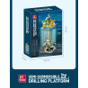 JIESTAR JJ9215 Semi Submersible Drilling Platform Xếp hình lắp ráp ghép mô hình Nền tảng khai thác ngoài khơi Đồ trang trí lắp ráp phối cảnh toàn cảnh
