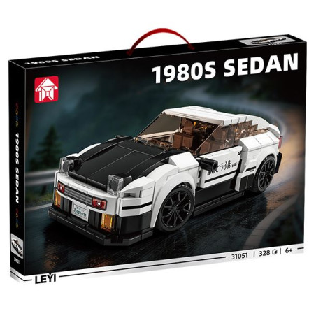 Le Yi 31051 Xếp hình lắp ráp ghép mô hình SEDAN thập niên 1980