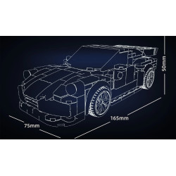 Le Yi 31066 Xếp hình lắp ráp ghép mô hình Porsche