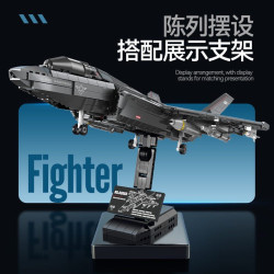 double height 60550 Xếp hình lắp ráp ghép mô hình máy bay chiến đấu F35